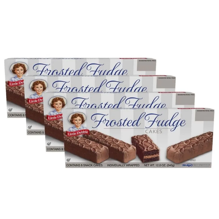 Frosted Fudge Cakes, 12 oz, Pack of 4