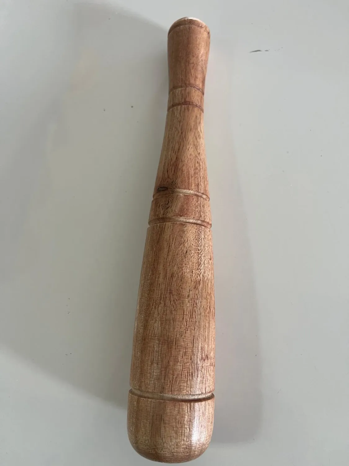 Natural Wooden 8inch Long x1.25Inch Dia Grinding Stick for Food, Spice, Seasonings, Herbs, Papaya Salad, Guacamole and Much More