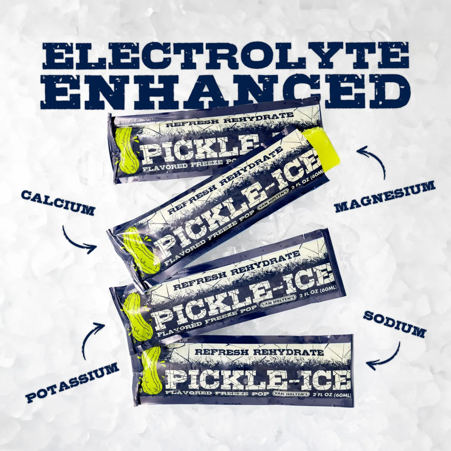 Van Holten's Pickles - Pickle-Ice Freeze Pops - 8 Pack