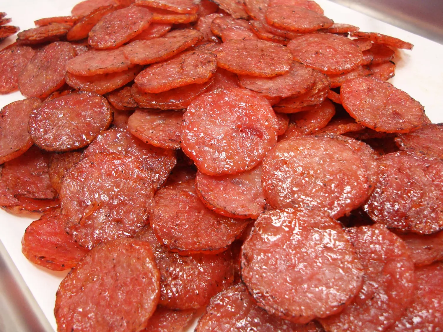 Singapore Street Food, Fire-Grilled Tender Pork Jerky (Original Flavor - Medallion Shaped 4oz) *Grilled Fresh to Your Order *Shipped the Same Day - L.A. Times "Handmade Gift" Winner