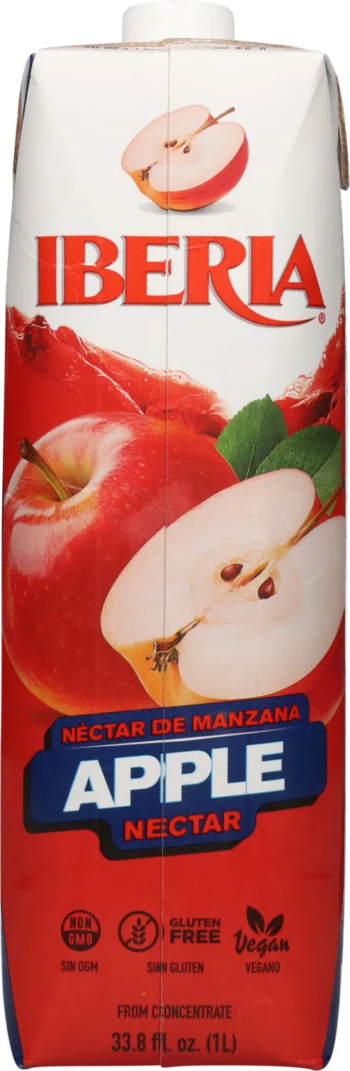 Iberia Apple Nectar, 33.8 fl oz (Pack of 3)