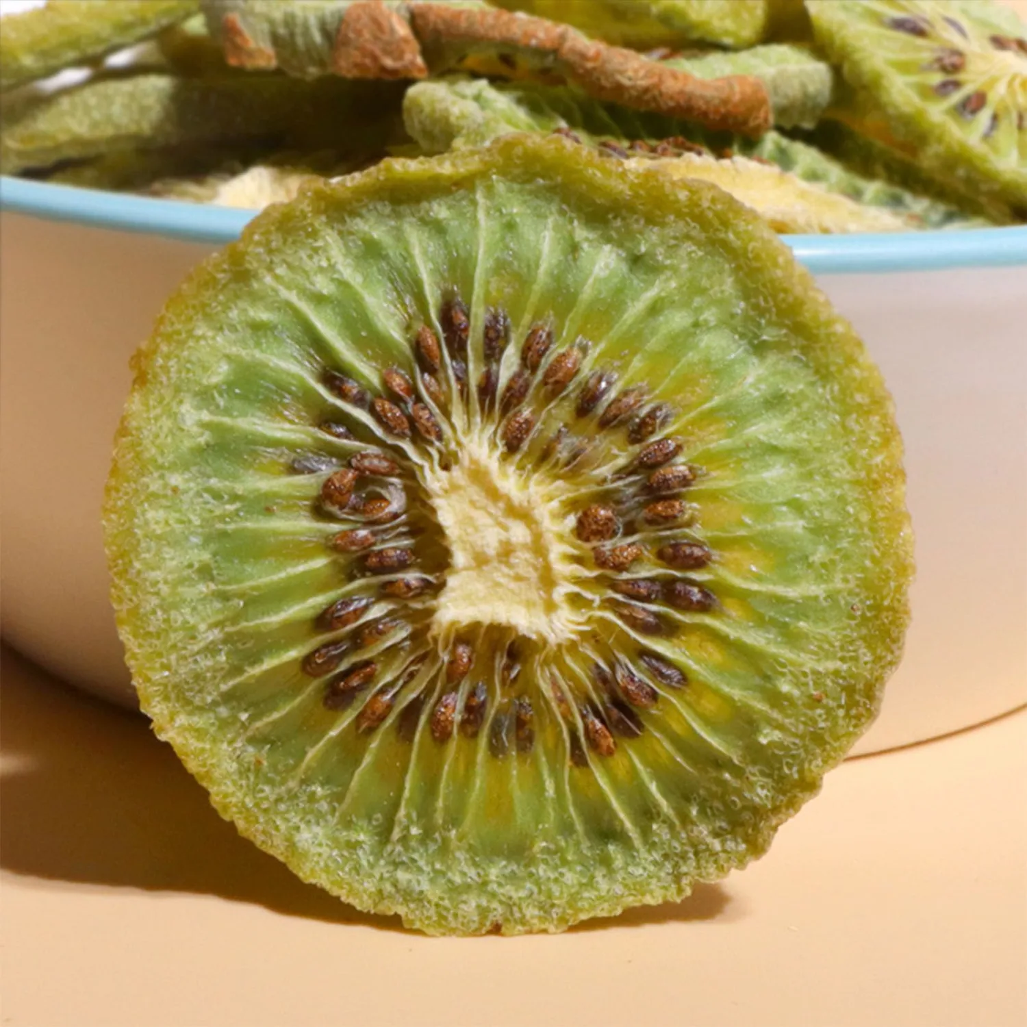 Dried Kiwi, Kiwi Fruit Dried Fruit, kiwi berries Dehydrated Fruit, 6.34Oz/180g Kiwis, Dried Kiwi No Sugar Added, 100% Natural