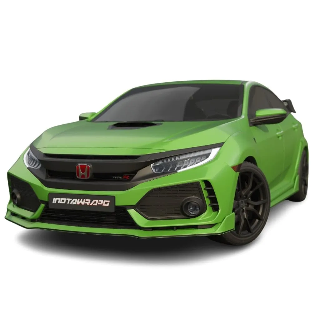 Instawraps Exclusive | 3M Car Wrap 7080 Series | Satin Acid Apple Metallic | SM911 | (Sample 3in x 5in) | Automotive Vinyl Wrap - Car Interior/Exterior
