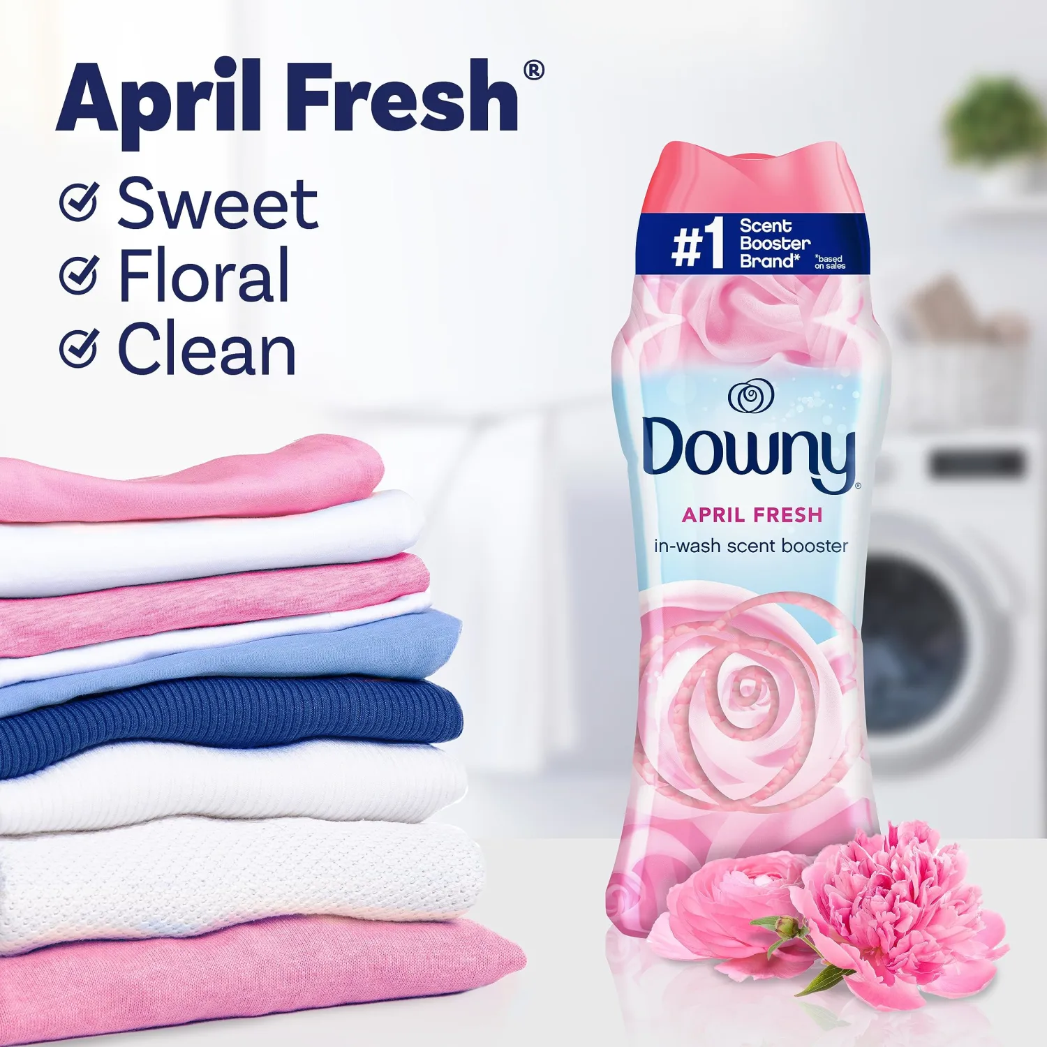 Downy In-Wash Laundry Scent Booster Beads, Downy Scent Booster Beads, Laundry Scent Boosters, Odor Eliminator
