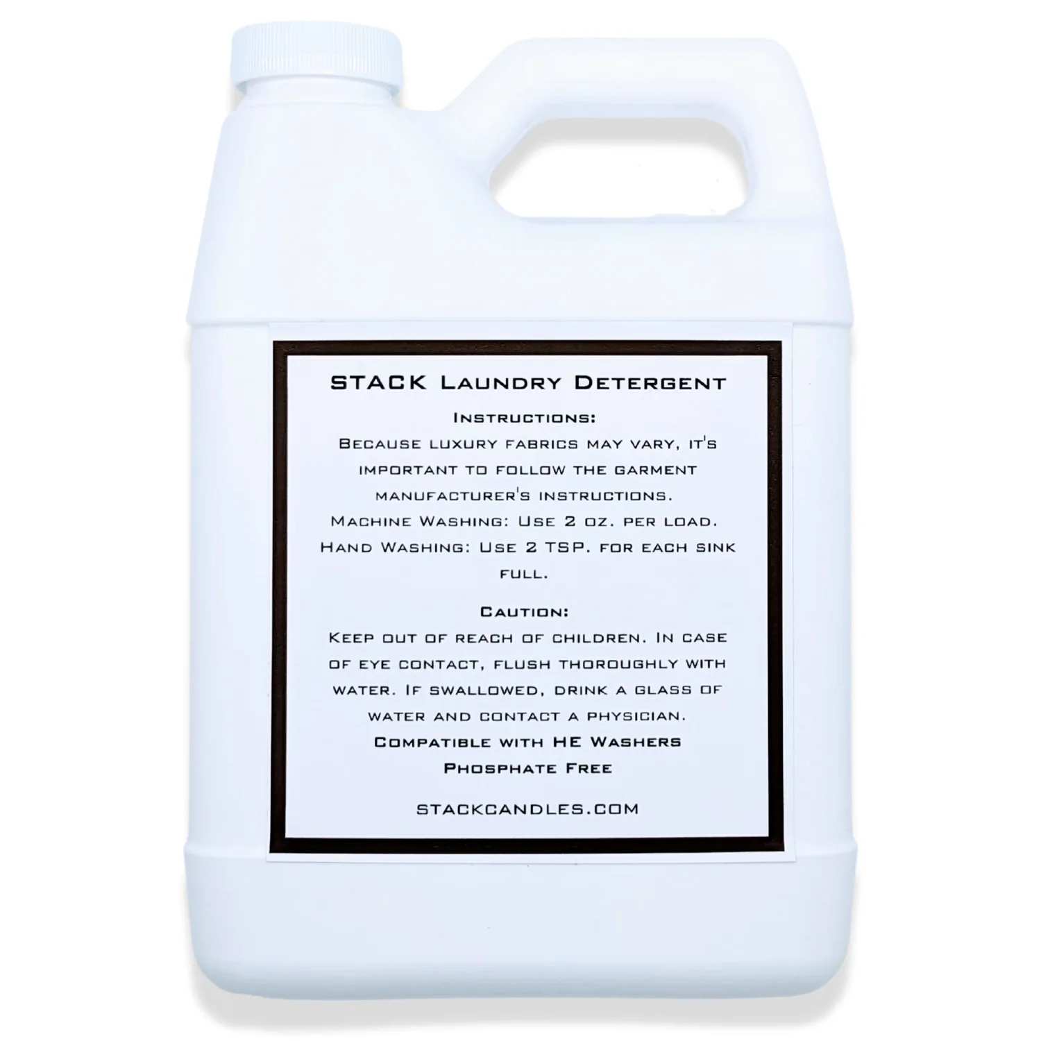 STACK Pure Grace Luxury Laundry Detergent - Premium Scented Laundry Detergent for HE & Standard Washers - Infused With Egyptian Musk and Patchouli - Dye Free Gentle & Effective Cleaning - 16 oz