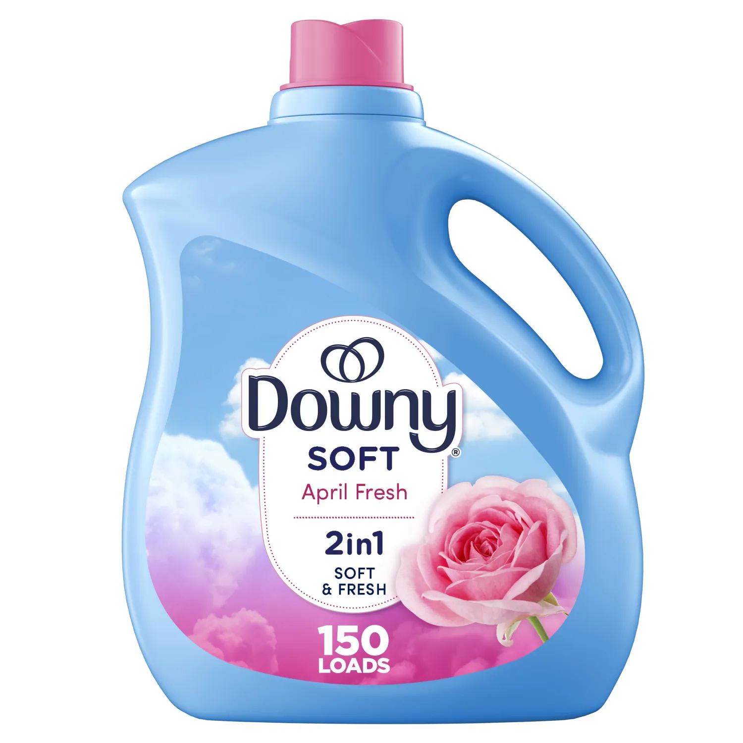 Downy Fabric Softener Liquid, April Fresh Scent, 111 fl oz, 150 Loads