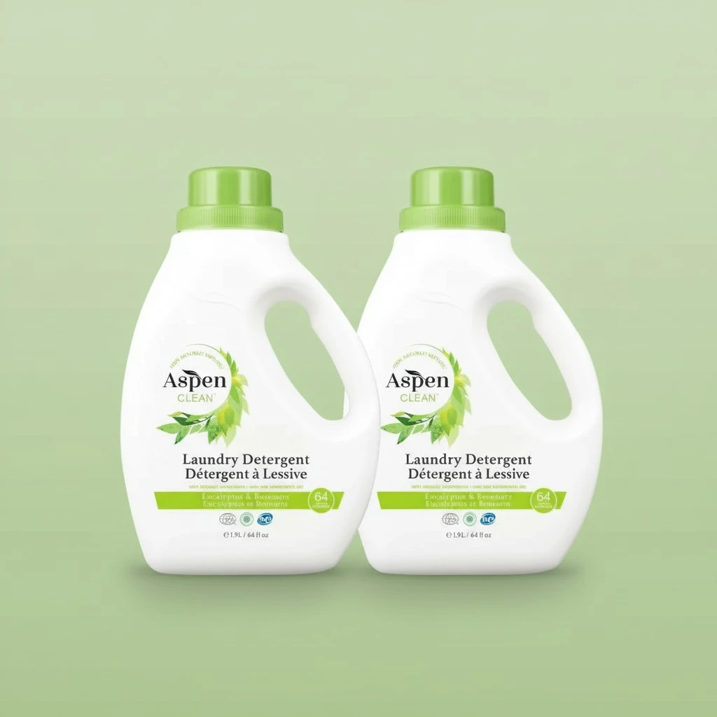 Natural Laundry Detergent Eucalyptus & Rosemary - 100% Natural, Organic, HE Liquid Laundry Detergent - Vegan, Cruelty-Free, Biodegradable - Safe for Babies, Pets & Kids - EWG Certified (2