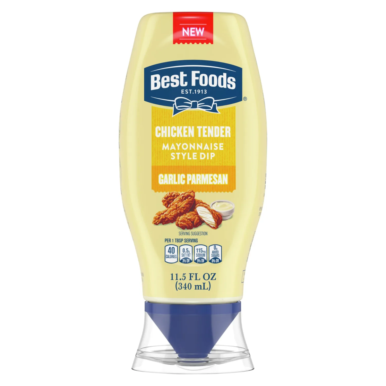 Best Foods Garlic Parmesan Chicken Tender Mayonnaise Style Dip Garlic Parmesan Delicious Flavor No Artificial Flavors 11.5 Fl Oz