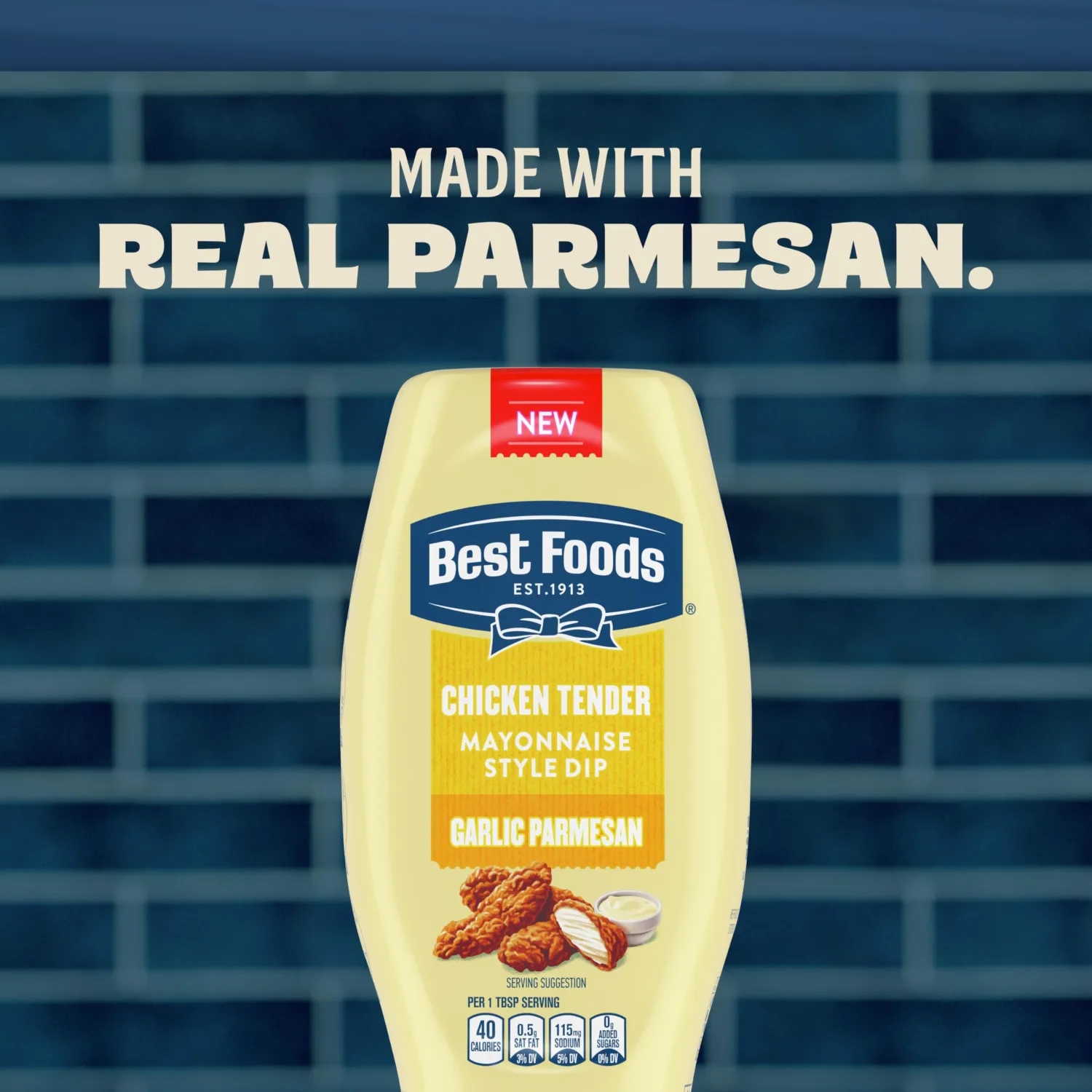 Best Foods Garlic Parmesan Chicken Tender Mayonnaise Style Dip Garlic Parmesan Delicious Flavor No Artificial Flavors 11.5 Fl Oz