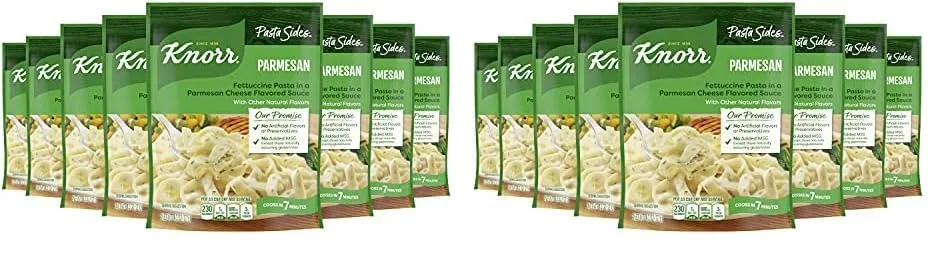 Knorr Pasta Sides Pasta Side Dish, Parmesan 4.3 Oz (Pack of 16)