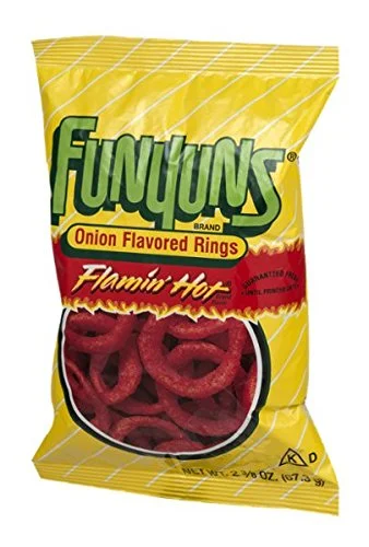 Funyuns Flamin' Hot Onion Flavored Rings, 6.5 oz