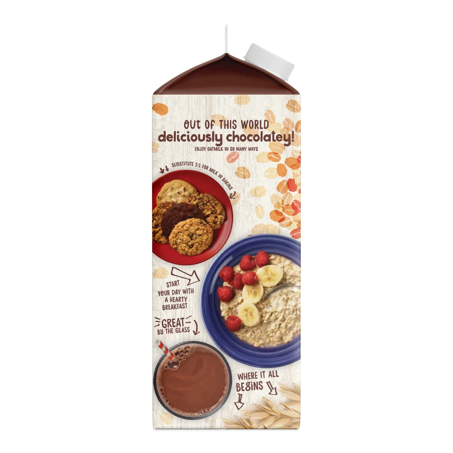 Planet Oat Oatmilk, Dark Chocolate, 52 Fluid Ounce
