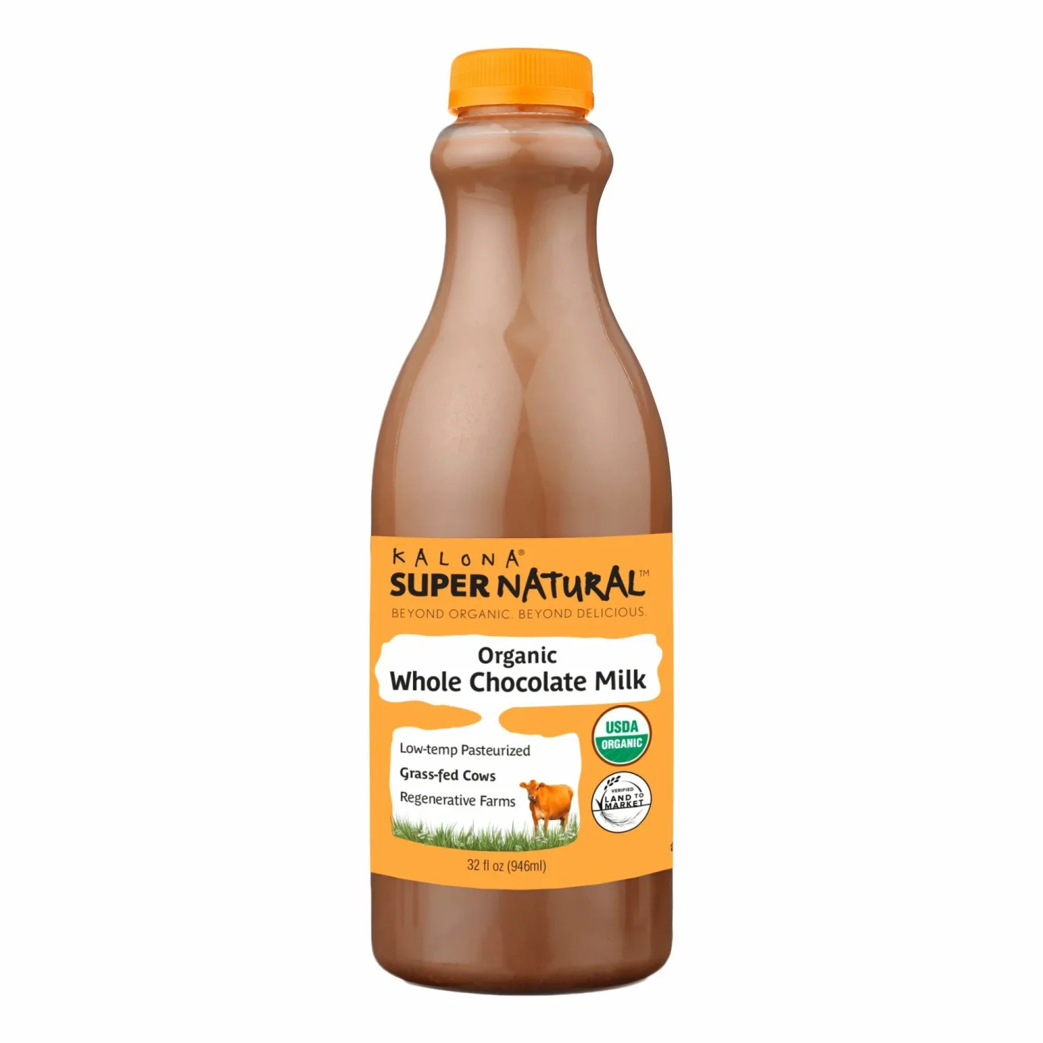 Kalona SuperNatural Organic Whole Chocolate Milk, 32 Fl oz