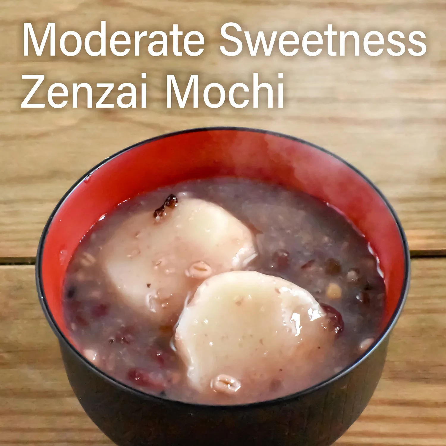 YAMASAN KYOTO UJI Japanese Millet Zenzai Red Beans Sweet Soup - Containg Mochi Rice Cakes, 150g,2 Pack set