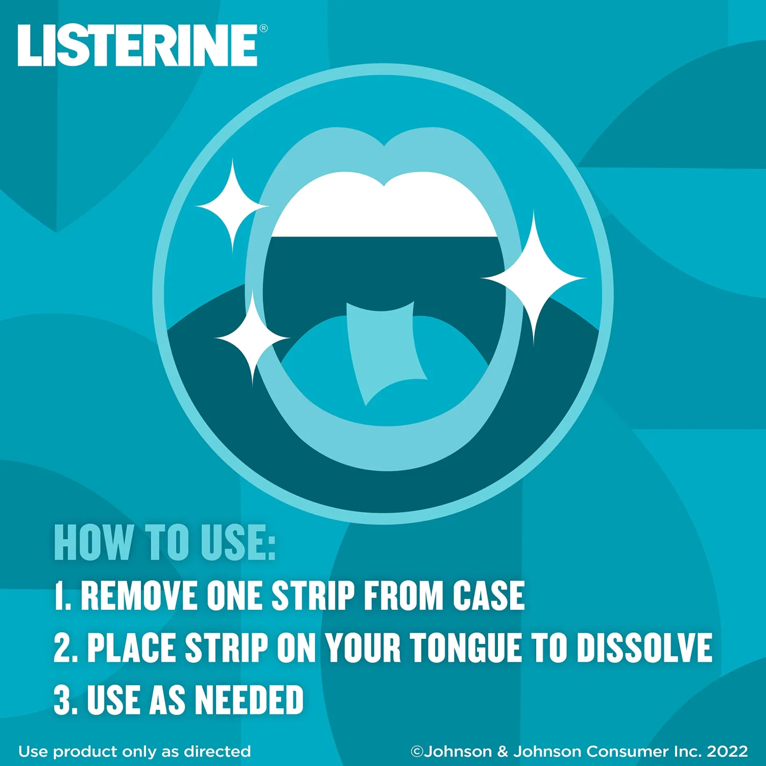 Listerine Cool Mint PocketPaks Portable Breath Strips for Bad Breath, Fresh Breath Strips Dissolve Instantly to Kill 99% of Bad Breath Germs* On-The-Go, Cool Mint, 24-Strip Pack, 3 Pack