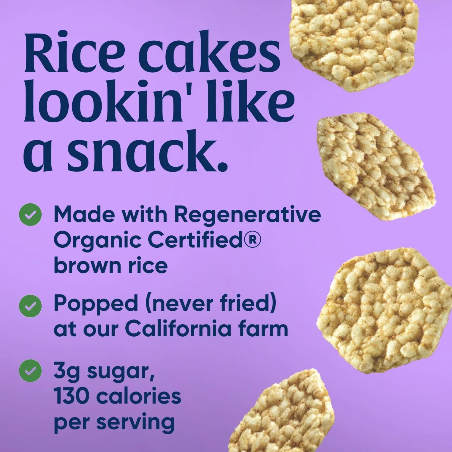 Lundberg Minis Apple Pie Organic Rice Cakes 5 Oz