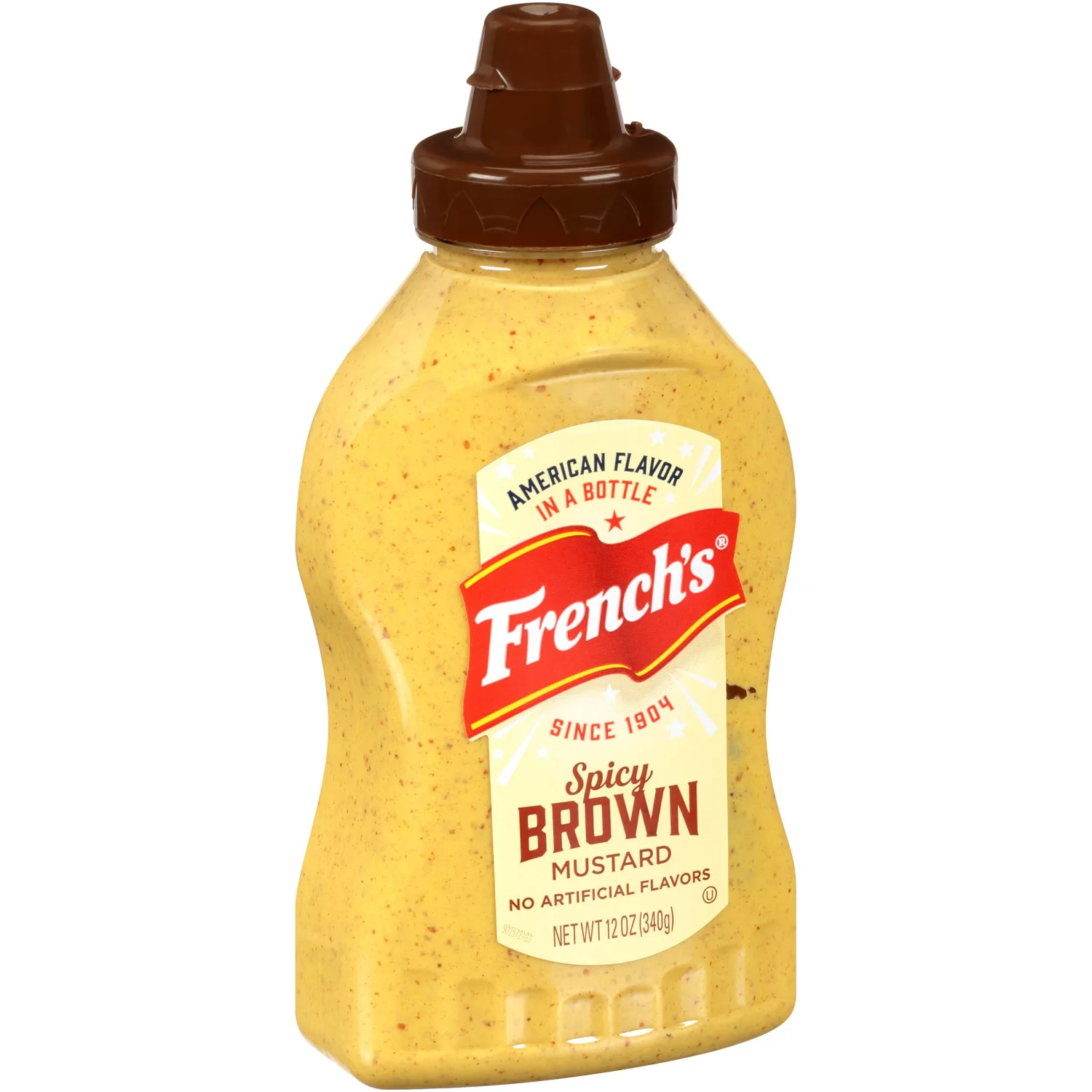 French's Spicy Brown Mustard, 12 oz