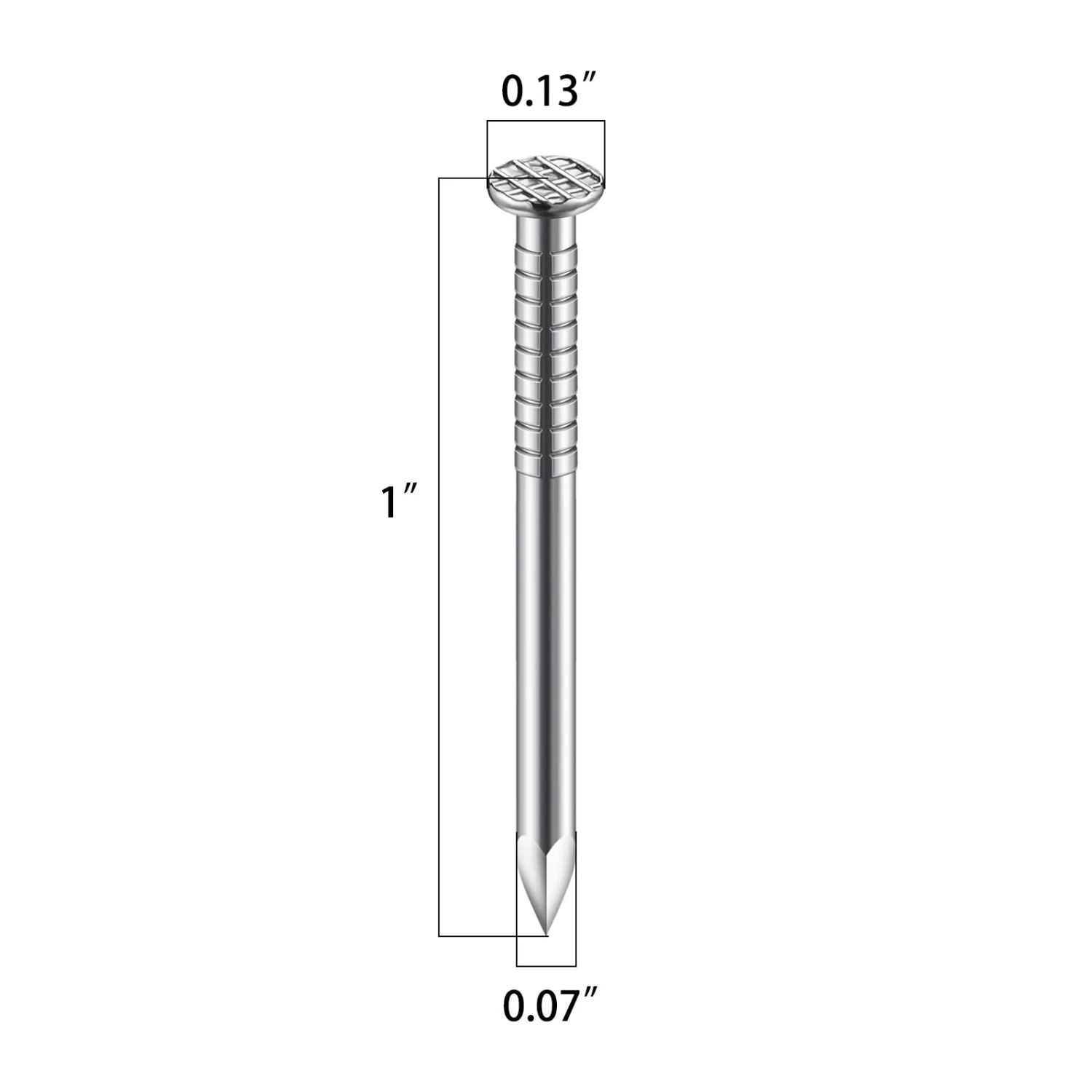 (350 pcs)1 inch Stainless Steel 304 Nails, Hanging Nails, Wall Nails, Dowels, Long Nails