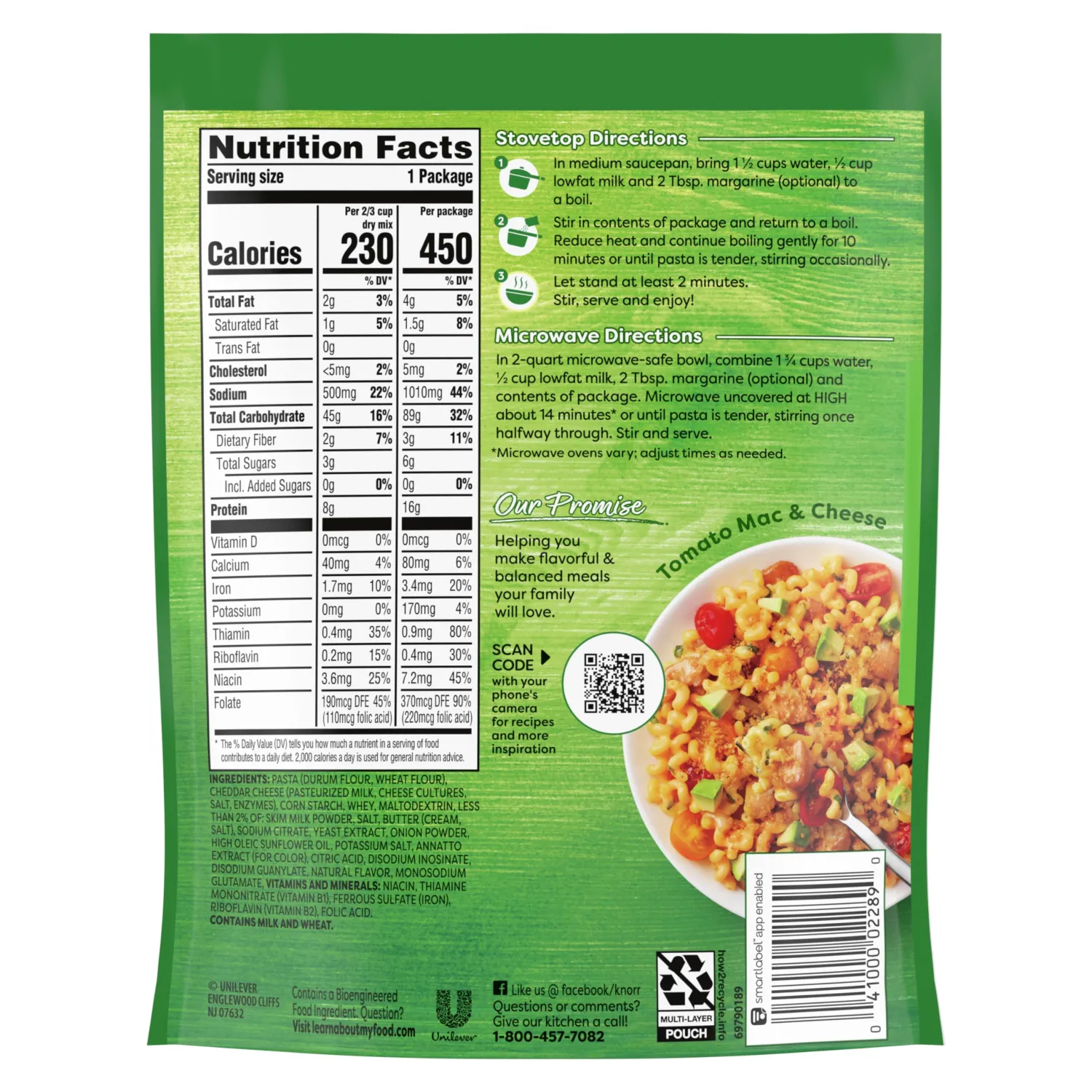 Knorr Pasta Sides Cheesy Cheddar Rotini For Delicious Quick Pasta Side Dishes No Artificial Flavors, No Preservatives, No Added MSG 4.3 oz