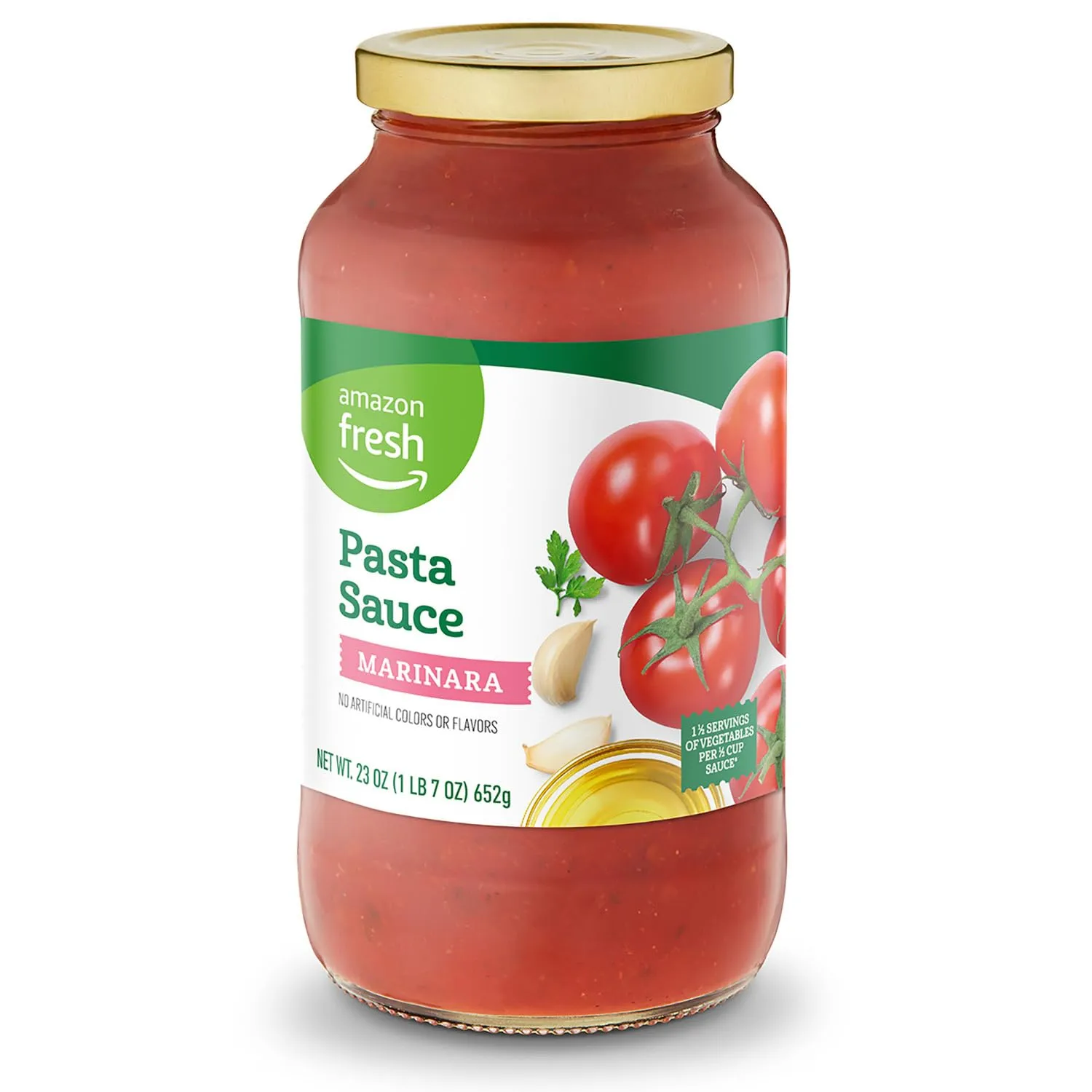Amazon Fresh, Marinara Pasta Sauce, 23 Oz