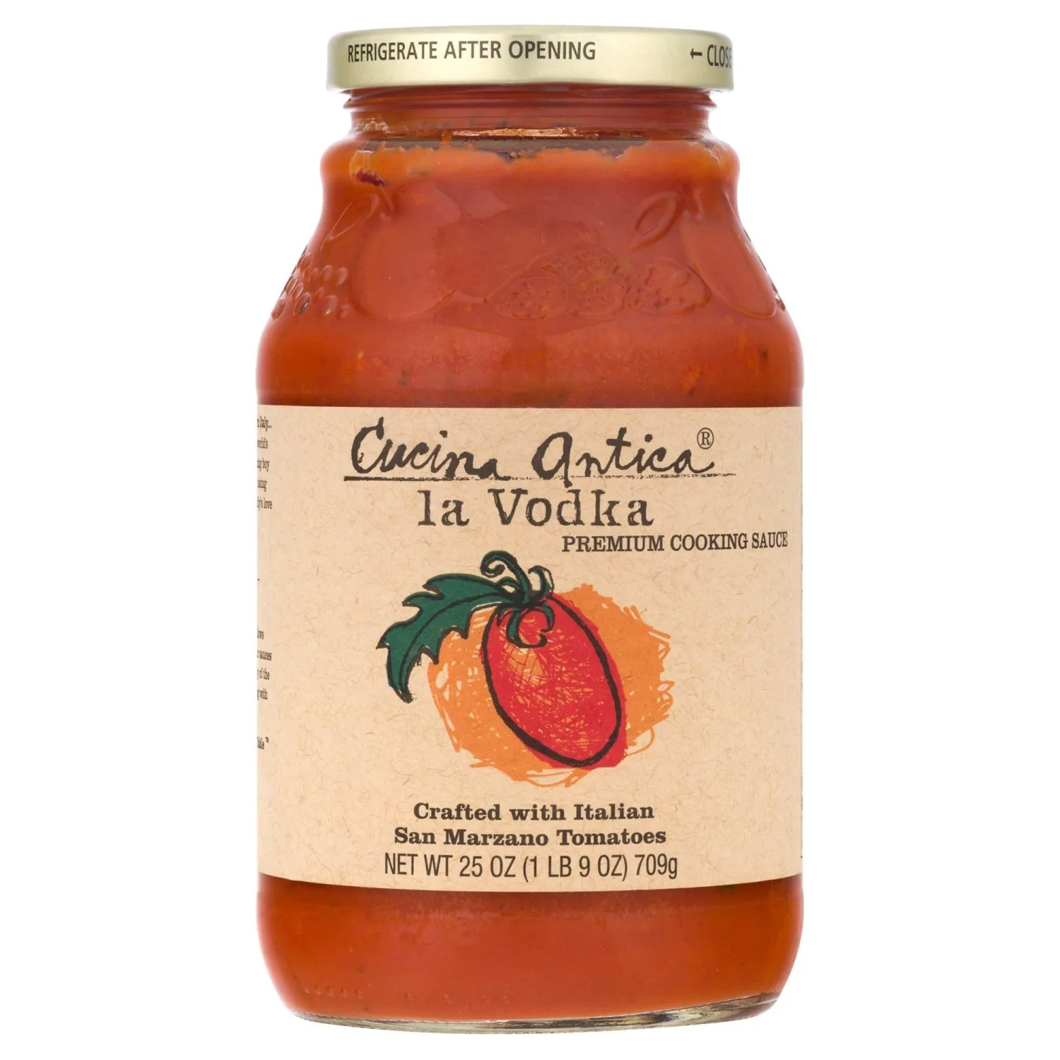 Cucina Antica La Vodka Sauce, 25 Ounce