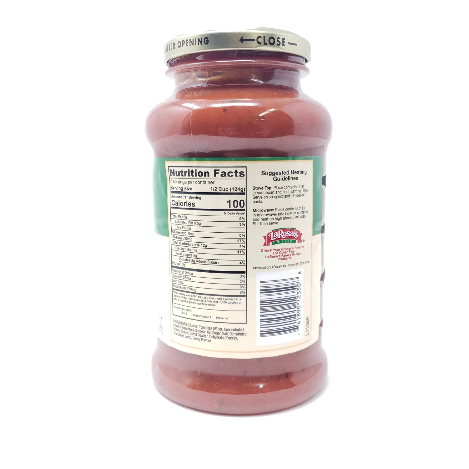 Larosa's Original Pasta Sauce 24 Oz Jar (1 Pack)