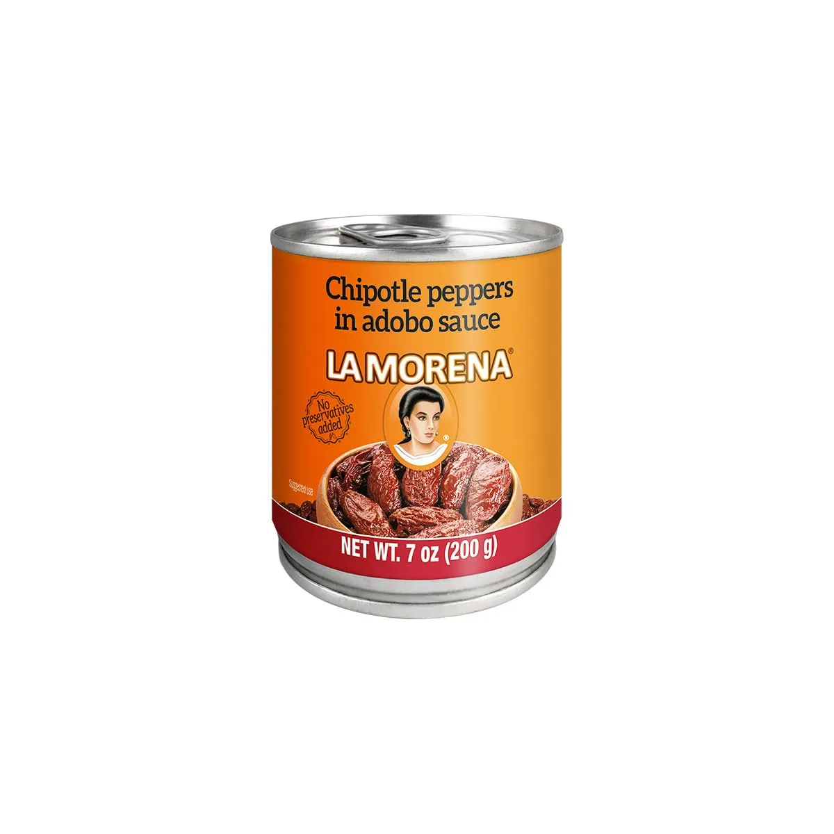 La Morena Chipotle peppers In Adobo sauce 7 oz (Packaging may vary)