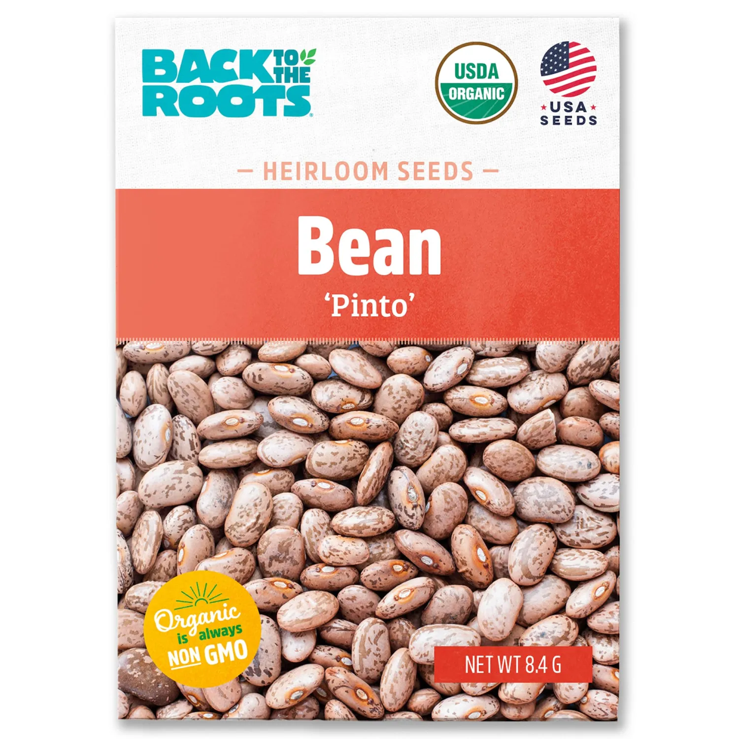 Seed Packet - Bean 'Pinto' 8.4g