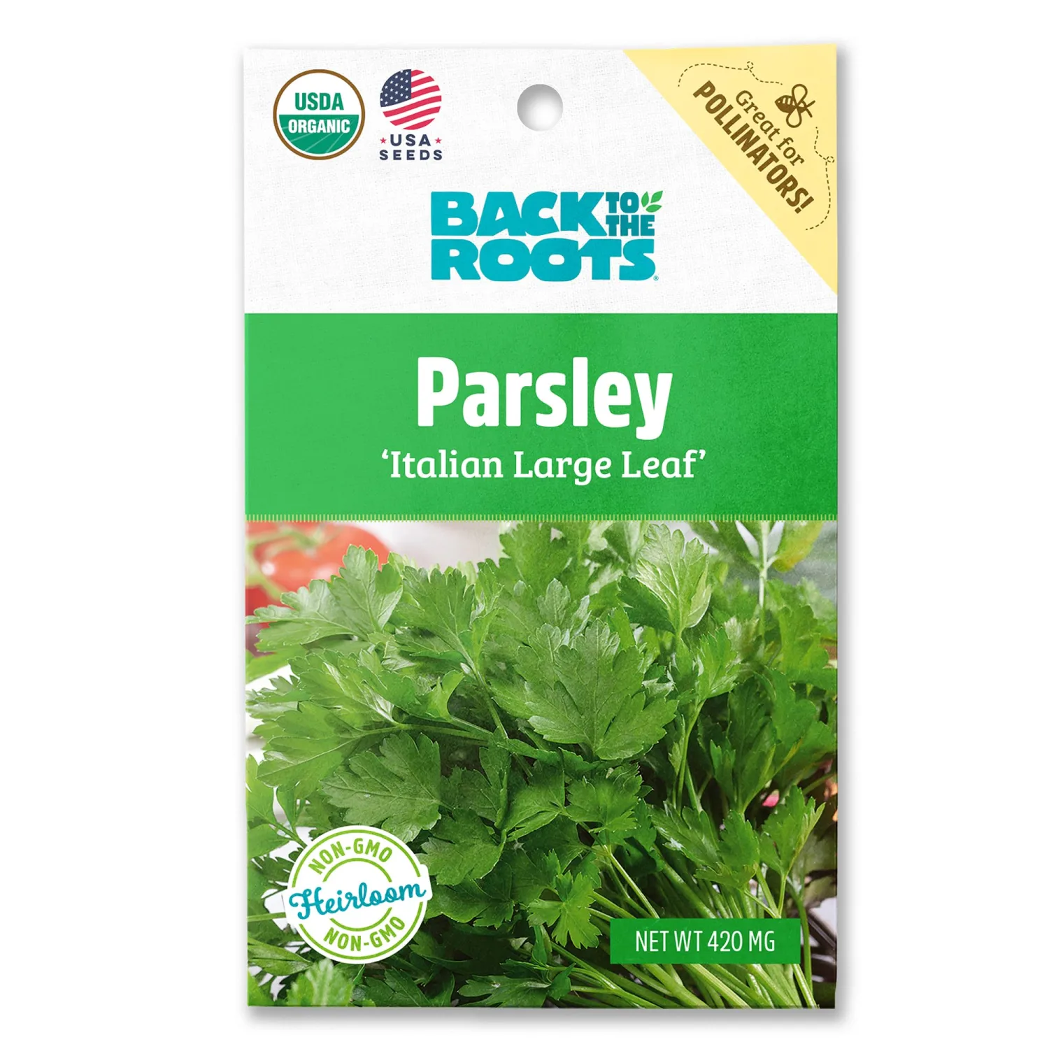 Seed Packet - Parsley 'Italian Large Leaf' 420mg