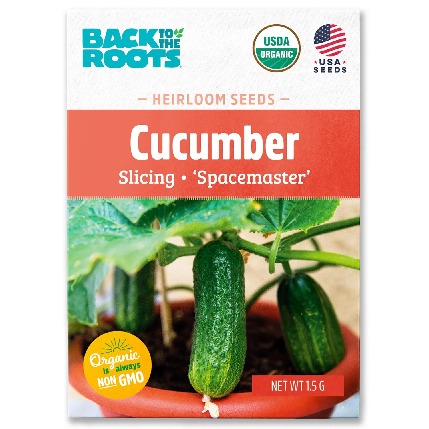 Seed Packet - Cucumber 'Spacemaster' 1.5g