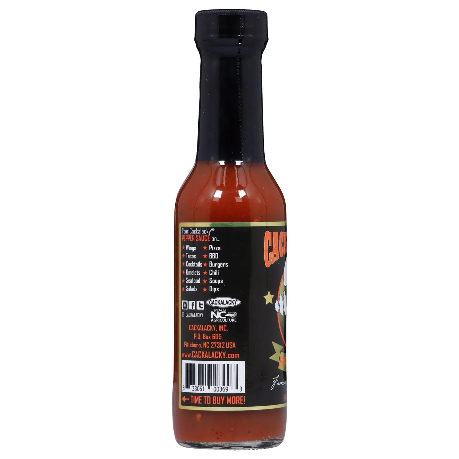 Cackalacky Jack Famously Original Collector’s Edition Pepper Sauce - 5 oz Bottle - Gourmet Hot Sauce for Grilling, Dipping, and Marinades