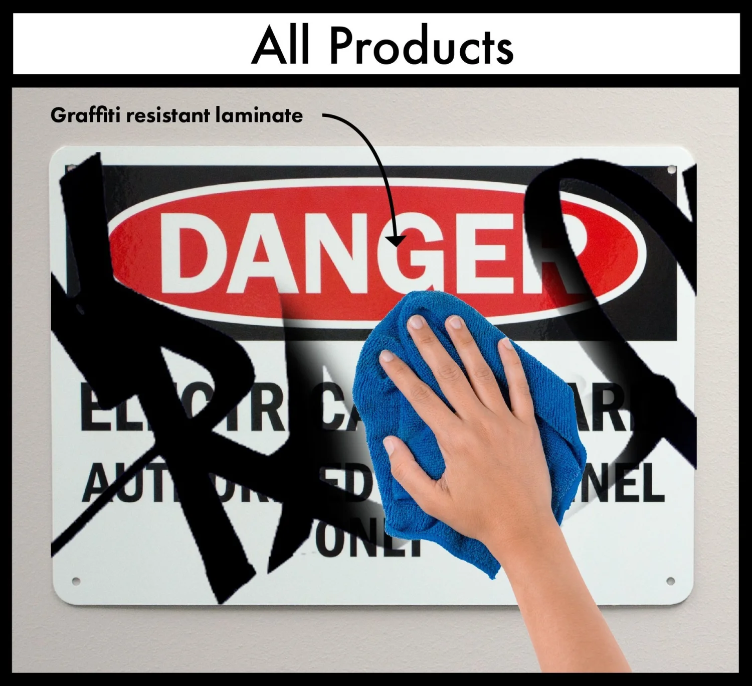 SmartSign-S-2857-PL-14 "Danger - Pesticide and Insecticide Storage Area" Bilingual Sign | 10" x 14" Plastic