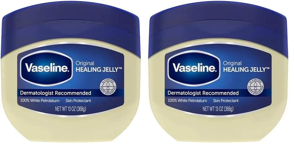 Vaseline Petroleum Jelly, Original 13 oz (Pack of 2)