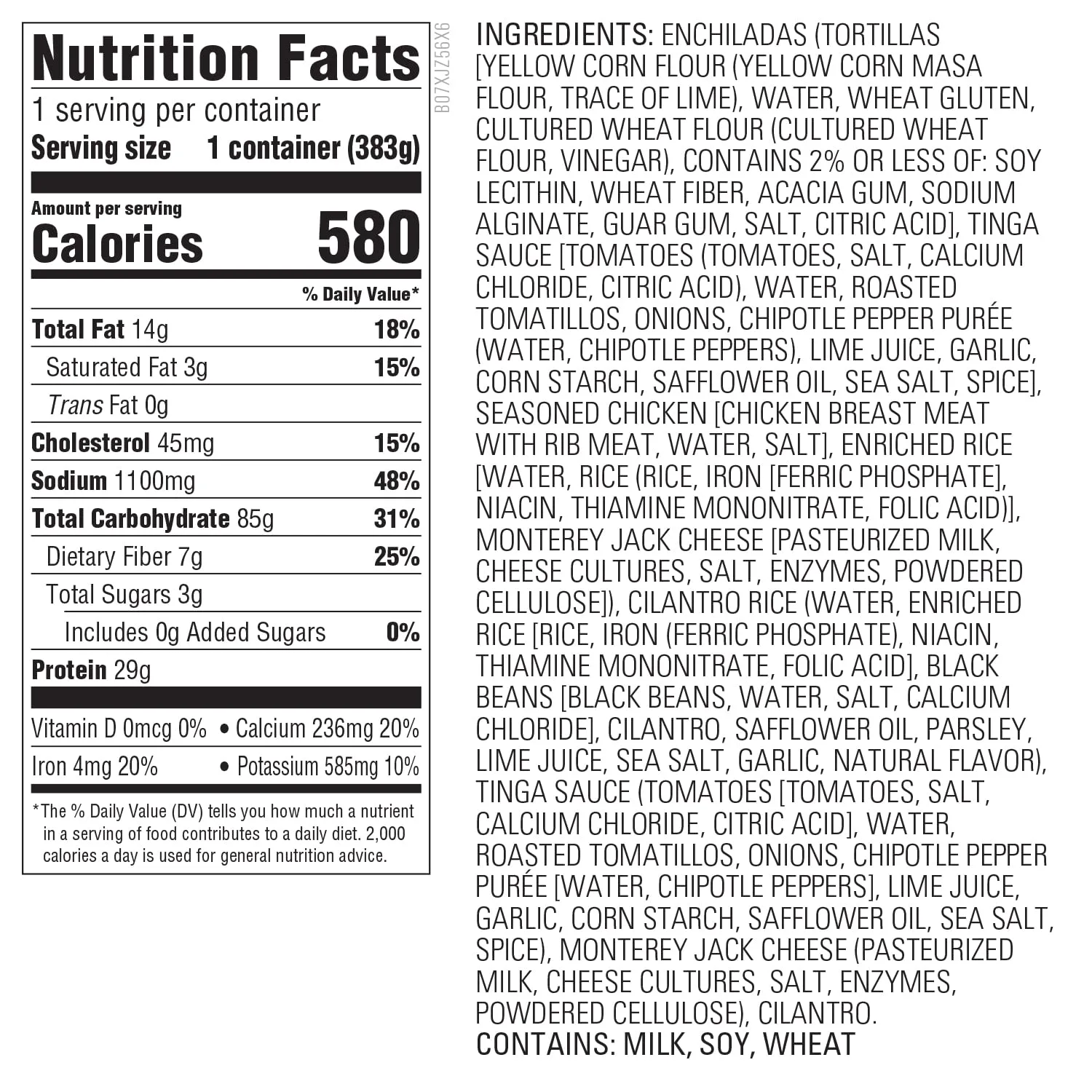 Whole Foods Market, Chicken Tinga Enchiladas, 13.5 oz