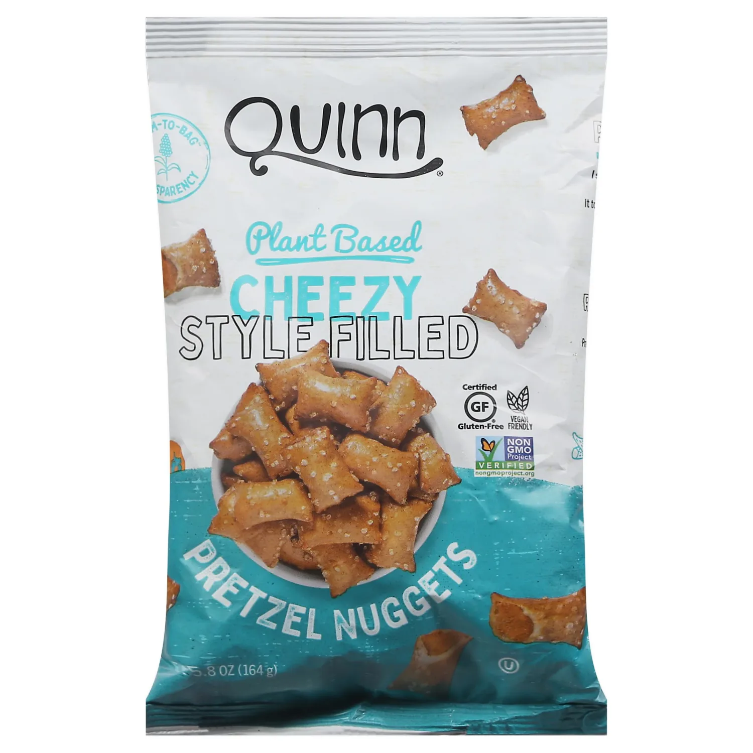 Quinn Pretzels Chs Filld Plntbs 5.8 OZ