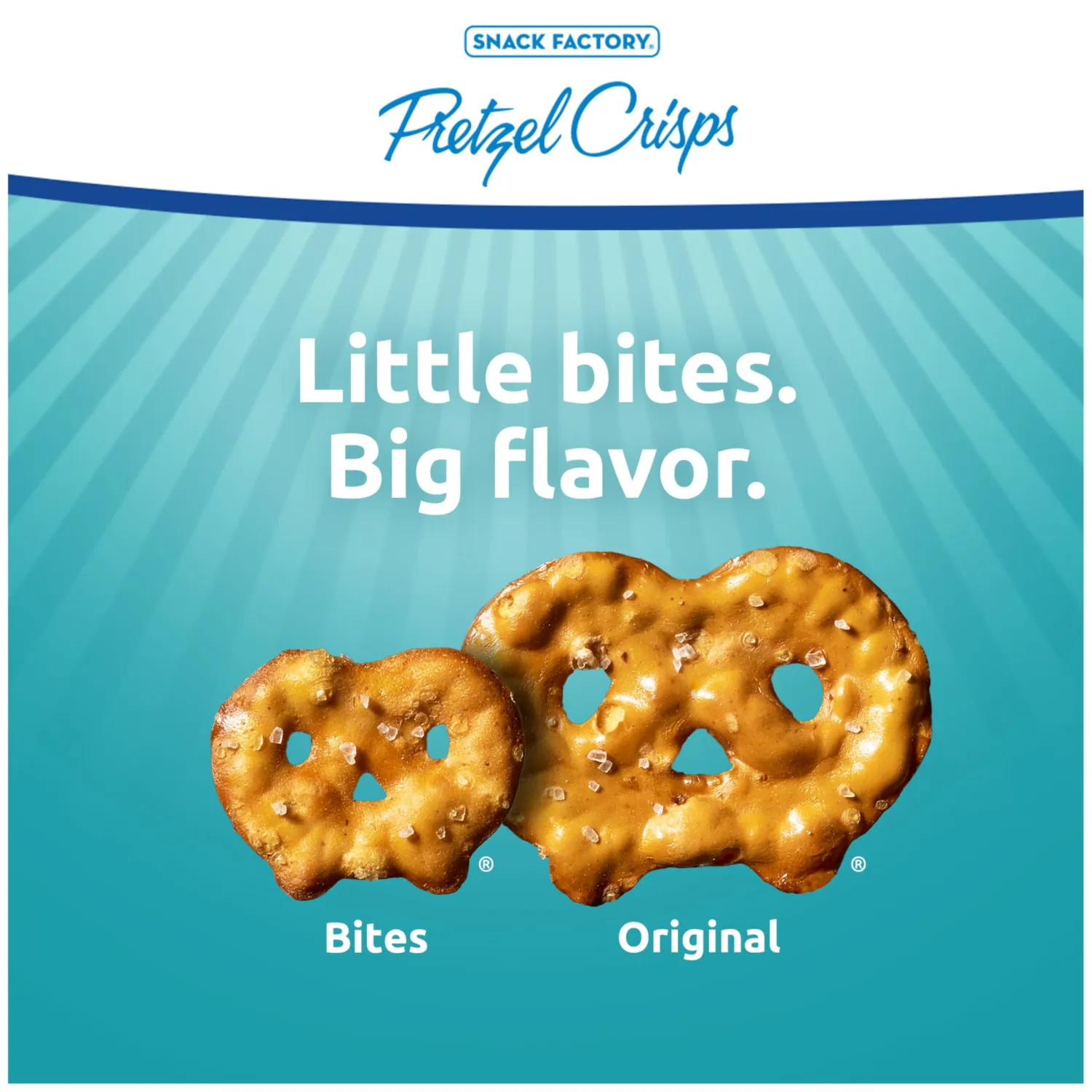 Snack Factory Pretzel Crisps Bites, Spicy Ranch Pretzels, 12 Oz