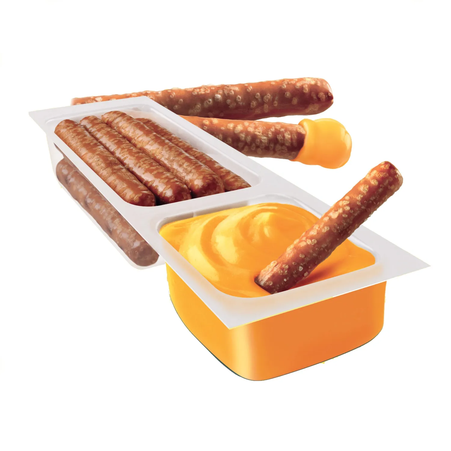 Handi-Snacks Mister Salty Pretzels 'N Cheesy Dip Snack Packs, 10 Snack Packs