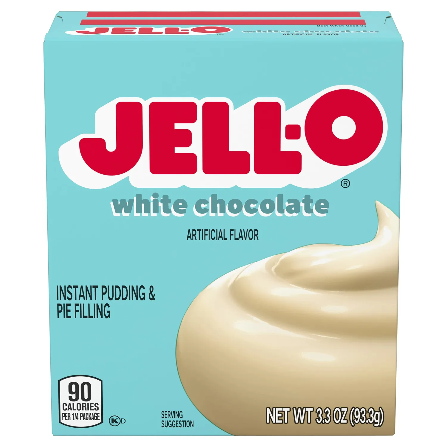 Jell-O Instant Pudding and Pie Filling, White Chocolate, 3.3 OZ (Pack of 3)