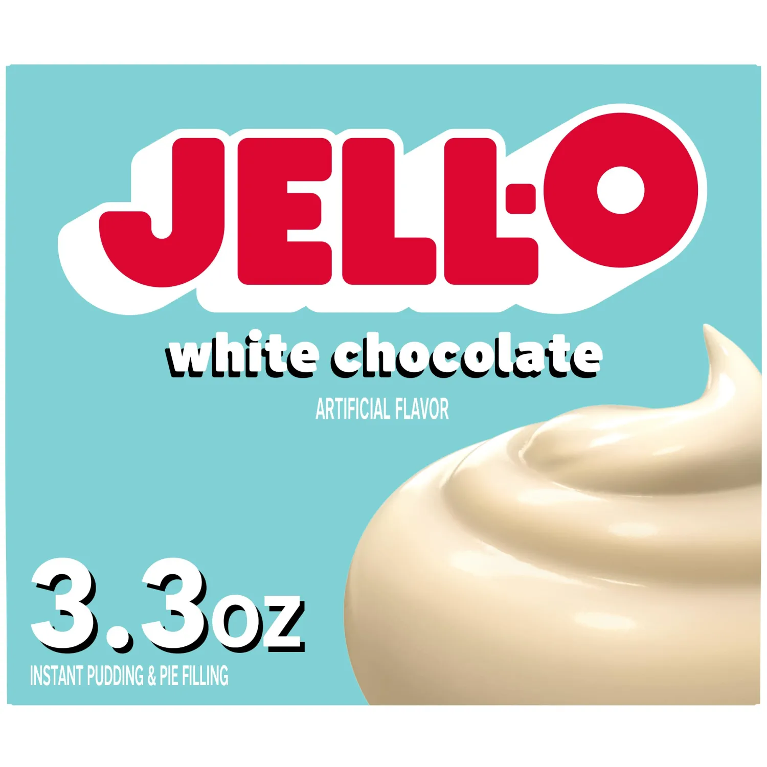 Jell-O Instant Pudding and Pie Filling, White Chocolate, 3.3 OZ (Pack of 3)