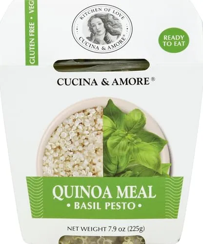 Cucina & Amore Quinoa RTE Meal, Basil Pesto, 7.9 Ounce