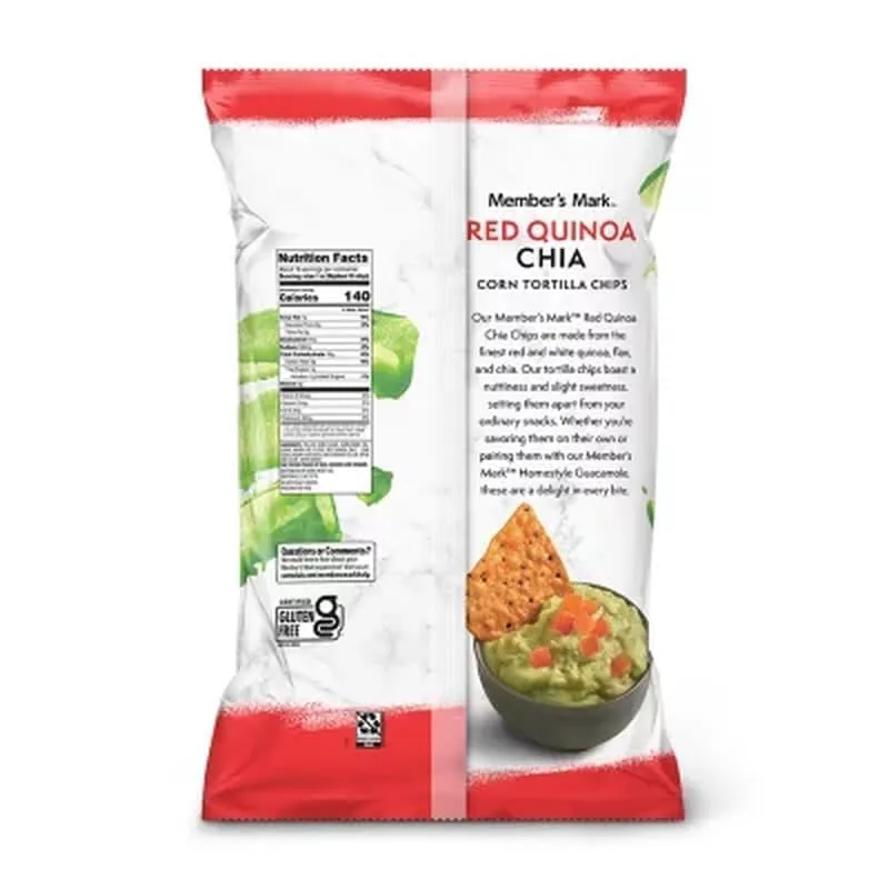 Generic Red Quinoa Chia Corn Chips, 16 oz