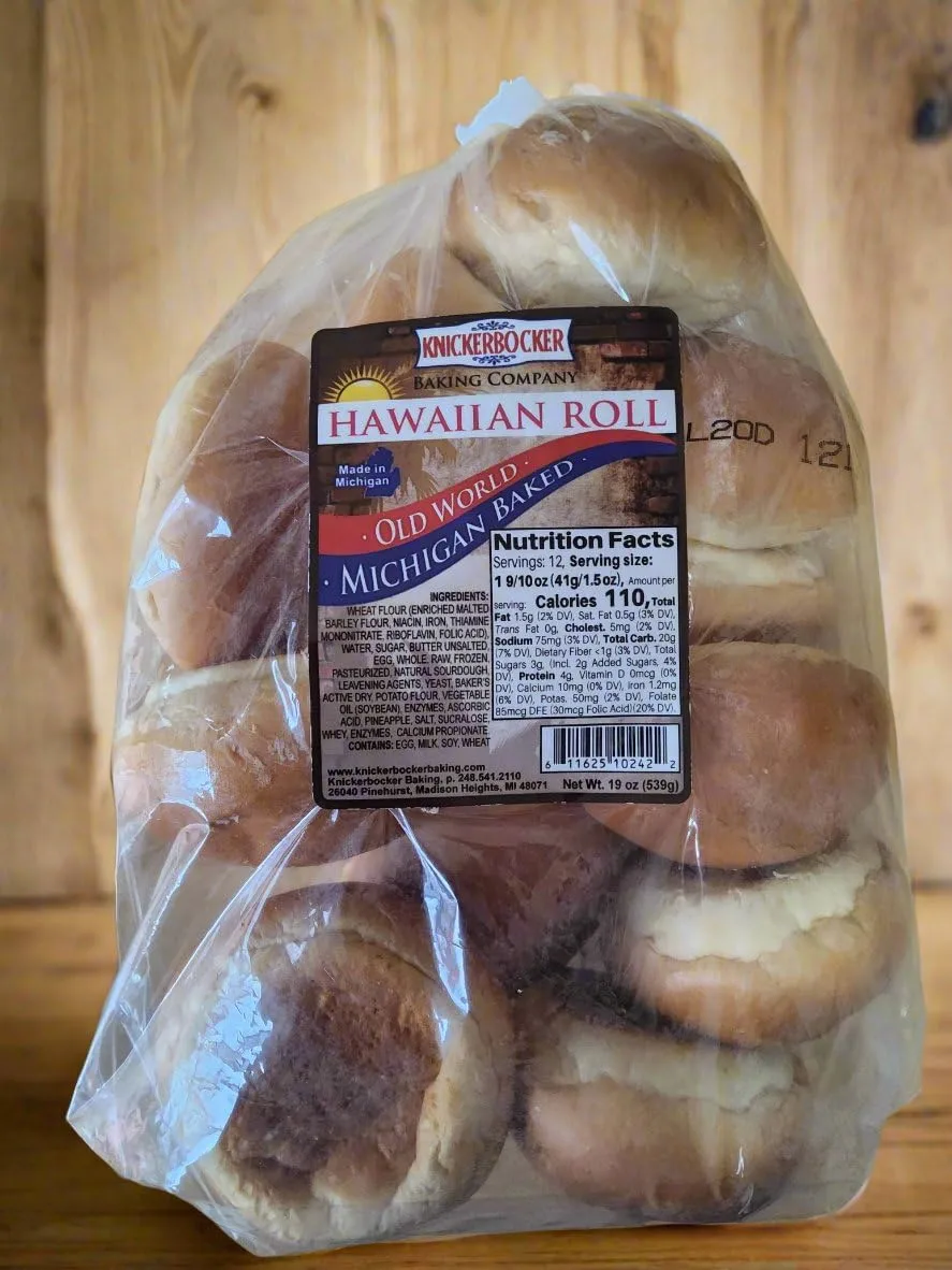 Knickerbocker Bakery Bread. (Knickerbocker Bakery Hawaiian Dinner Rolls 12ct.)