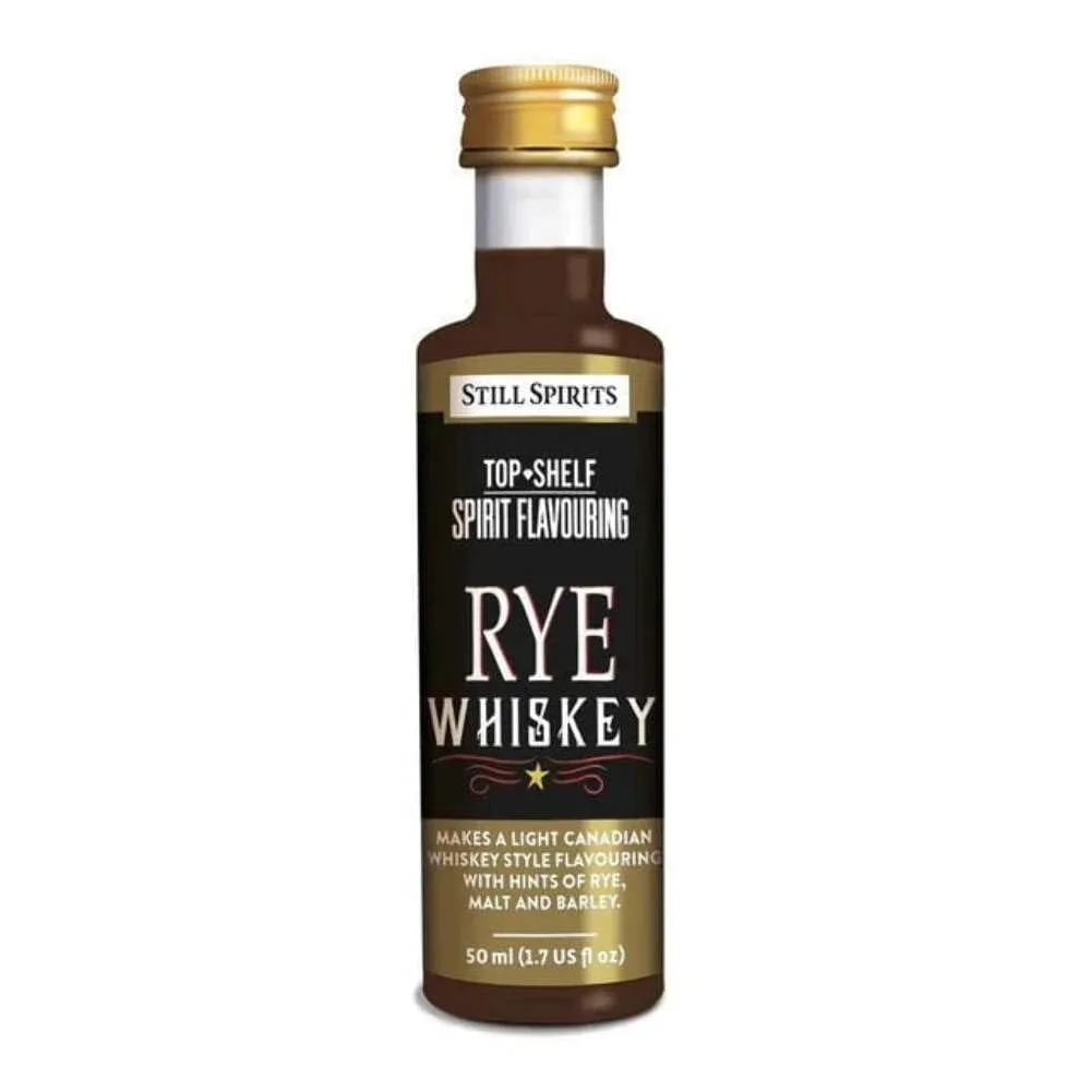MOONSHINE FLAVORING RYE WHISKEY Still Spirits ESSENCE Top Shelf Flavor