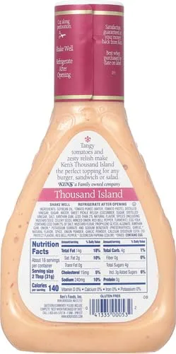 Ken's Foods 1000 Island Sald Dressing, 16 Fl Oz