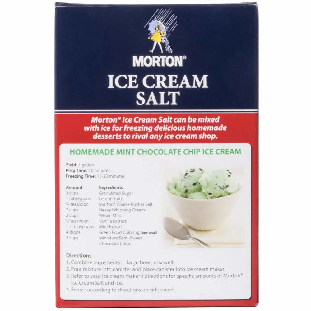 Morton - Ice Cream Salt - 4 lbs. (Pack of 2)
