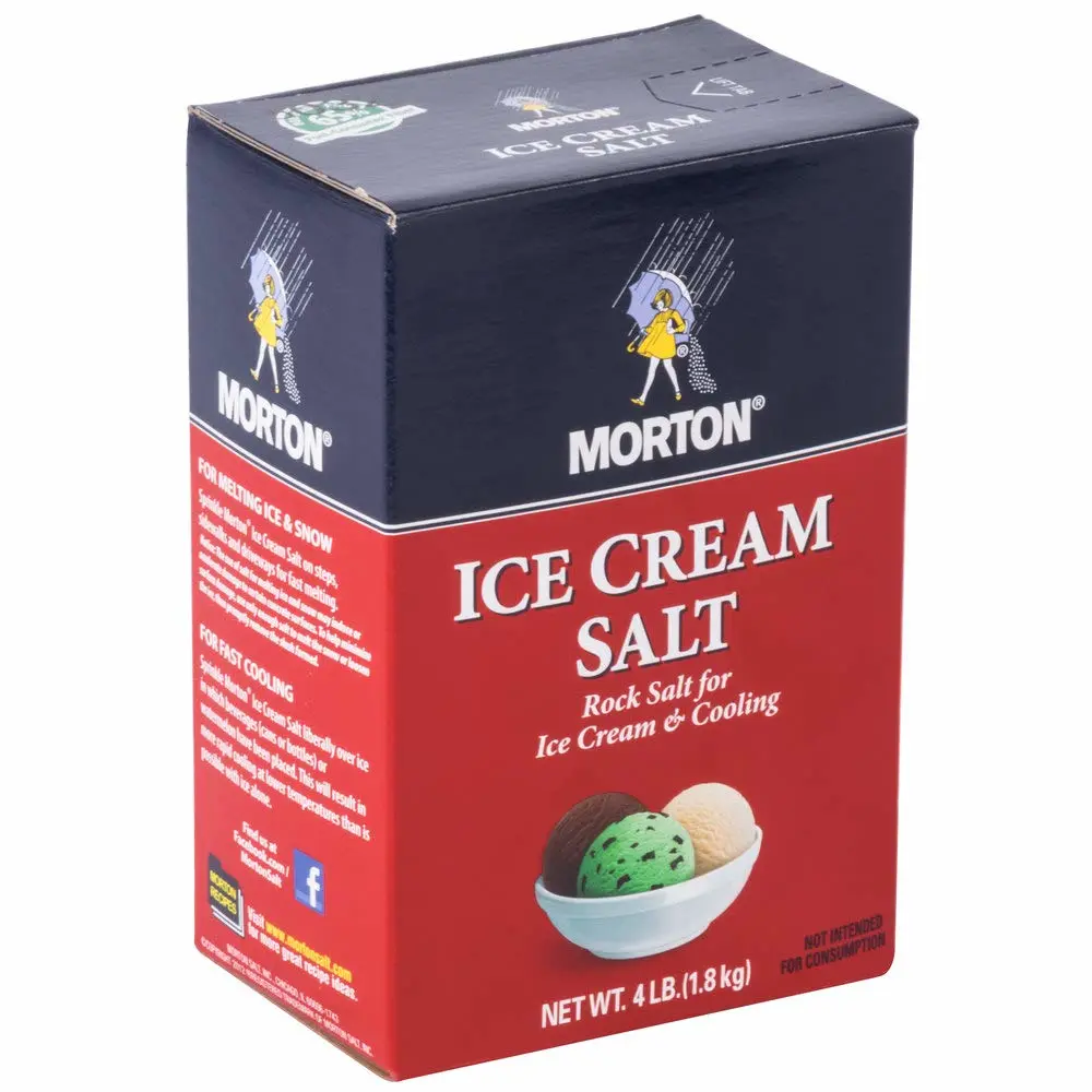 Morton - Ice Cream Salt - 4 lbs. (Pack of 2)