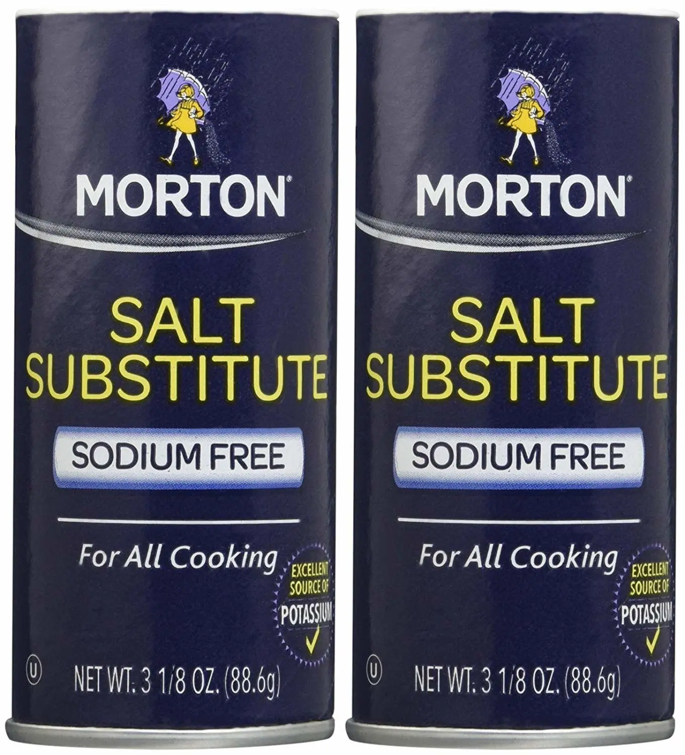 Morton Salt Substitute, 3.12 oz, 2 pk (Limited Edition)