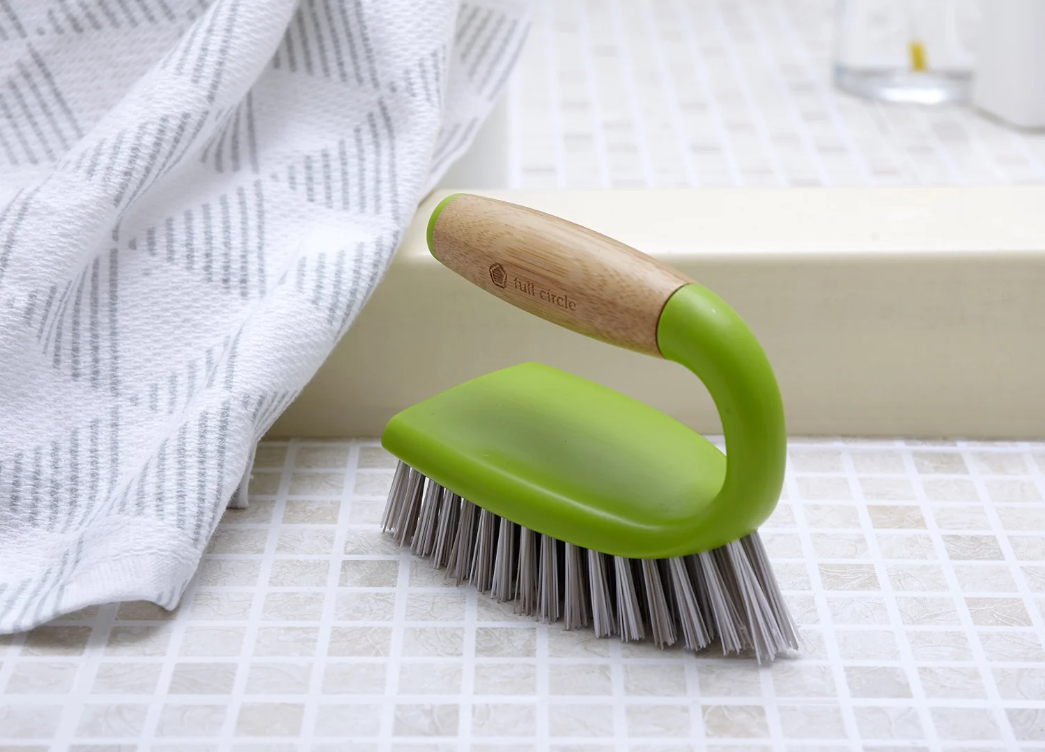 Full Circle Tough Stuff All-Purpose Scrub Brush, Green