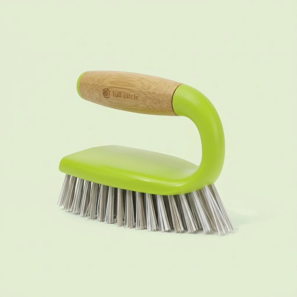 Full Circle Tough Stuff All-Purpose Scrub Brush, Green