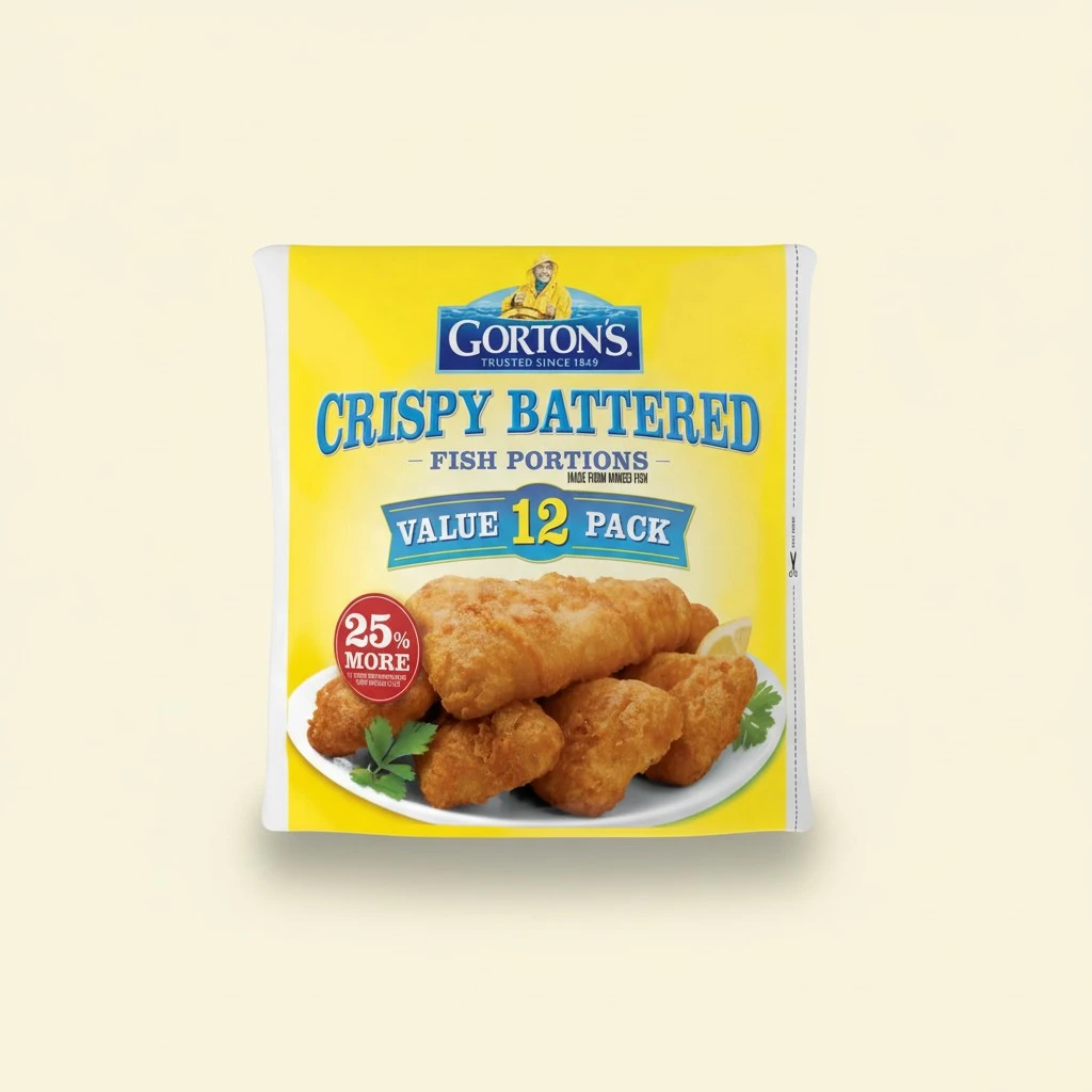 Gorton's, Crispy Battered Fish Portions, 24.5 oz (Frozen)
